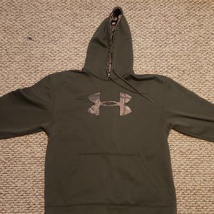 Under Armour Storm Green Camouflage Hoodie Sweatshirt